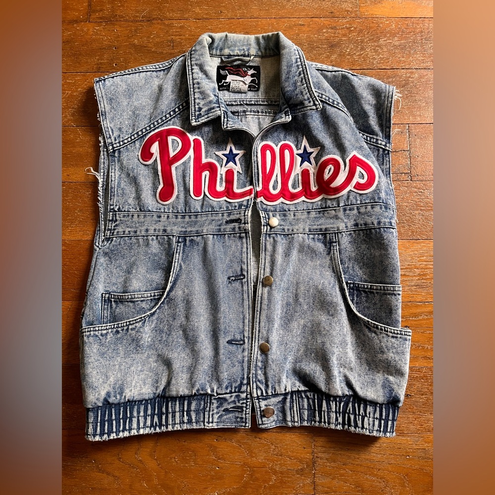 Phillies Denim Vest